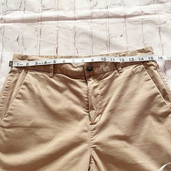 Everlane Women's Khaki Tan 7" Cotton Blend Shorts 30 Preppy Classic Outdoor - Picture 4 of 8